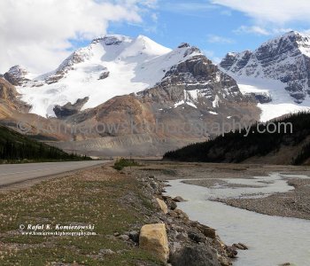 Athabasca Glacier-Columbia Icefield, Alberta, Canada  (UNESCO-World Heritage Site)
