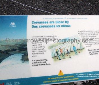 Athabasca Glacier is part of the Columbia Icefield, Jasper National Park, Alberta, Canada