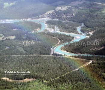 Athabasca River,  Jasper National Park, Alberta, Canada