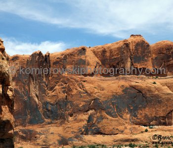 Scenic Byway of Highway 128 along Colorado River, Utah, USA