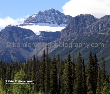 Rockies along  Icefields Parkway,  Banff National Park, Alberta, Canada