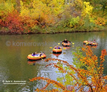 Elbow River at Stanley Park,  Calgary, Alberta, Canada
