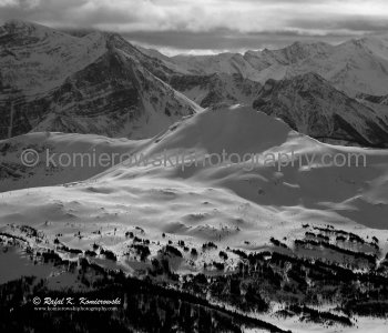 Majestic Rocky Mountains, Sunshine Village, Banff National Park, Alberta, Canada,  (UNESCO-World Heritage Site)
