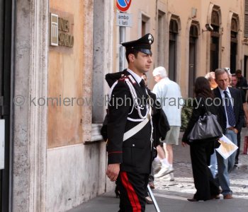 Carabinieri Officer on duty, Piazza Colonna, Rome