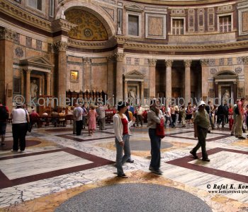 Since the Renaissance the Pantheon has been used as a tomb.  Rome