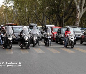 Traffic near Ponte Sisto,   Rome