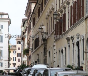Drivers can slide these little cars into the tightest spaces near Piazza Farnese, the other side of Rome