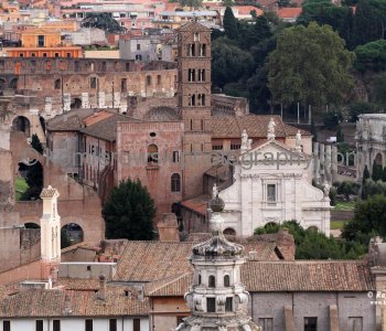 View from  Victor Emmanuel Monument Il Vitoriano,  Rome