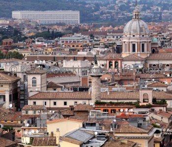 View from  Victor Emmanuel Monument Il Vitoriano,  Rome