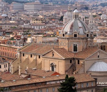 View from  Victor Emmanuel Monument Il Vitoriano,  Rome