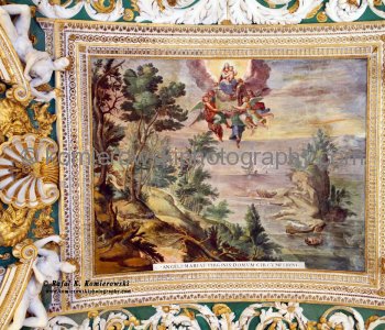 The artwork at the Gallery of Maps or the Map Room, Vatican Museum,  Stato della Città del Vaticano