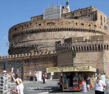 Castel Sant Angelo from western entrance,  Rome