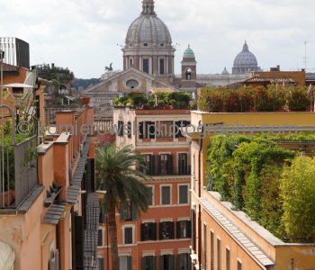 View of Rome  from Trinita dei Monti,   Rome