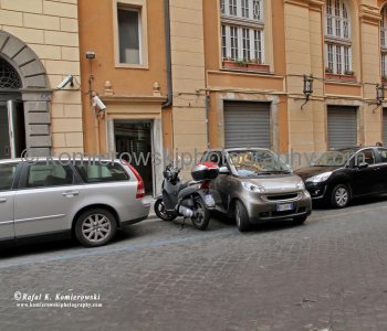My favorite part about observing \\\\\\\\\\\\\\\"street life\\\\\\\\\\\\\\\"  in Rome was seeing the Smart cars drive up the sidewalk.... :)))