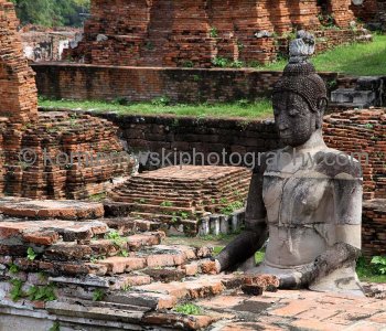 Wat Mahathat, (a Buddhist Temple) Ayutthaya, Thailand