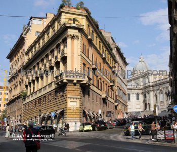 Via Cavour  & Santa Maria Maggiore da Via Panisperna,  Rome