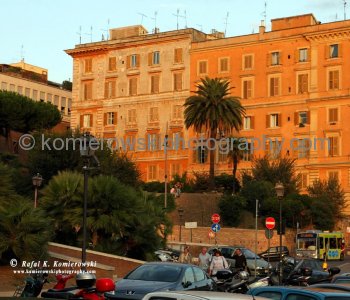 Apartment buildings near the Colosseum, Rome
