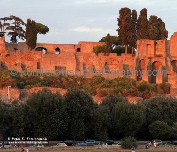 View of Palatino  from  Circus Maximus,   Rome