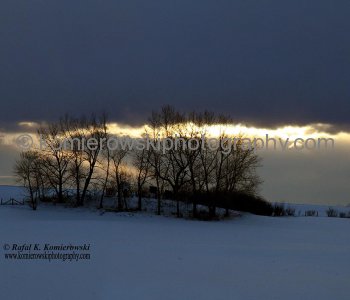 Chinook Arch west of Calgary, Alberta, Canada