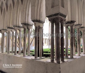 Amalfi - the Cathedral of St. Andrew,   courtyard in the Cloister of Paradise
