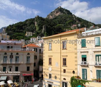 Amalfi - town view from the Cathedral of St. Andrew,