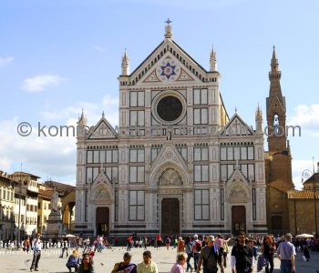 The Basilica di Santa Croce - Basilica of the Holy Cross -  is the principal Franciscan church in Florence