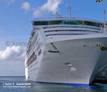 Grand Princess sailed145 nautical miles from St. George, Grenada to Bridgetown, Barbados. Monday, March 7, 2011
