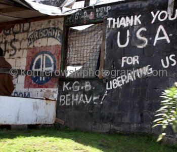 Grenadians strongly supported the American 1983  intervention – over 85 percent said they were ...glad the United States troops came to Grenada....and helped to remove its Marxist government ...