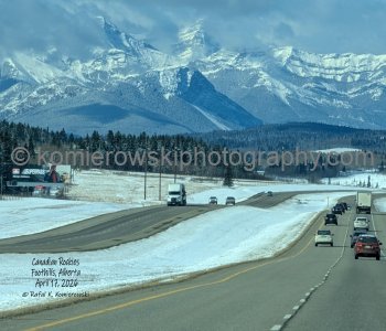 Driving through the Canadian Rockies and Columbia Mountains