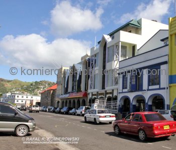 the Bay Street in Kingstown...much of the Dutch influence is still visible on the island (s)...