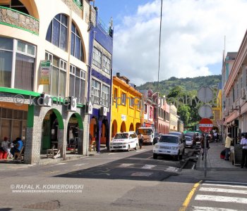 Another view from the Bay Street in Kingstown...much of the Dutch influence is still visible on the island (s)...
