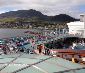 Vie of Basseterre from the upper deck...Wednesday, March 9, 2011