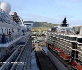 Leaving port of Basseterre, St. Kitts, Wednesday, March 9, 2011