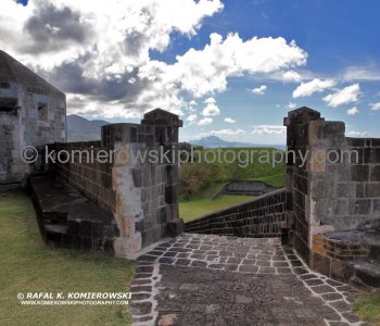 Brimstone Hill Fortress National Park is an outstanding, well-preserved example of 17th- and 18th-century military architecture in a Caribbean context