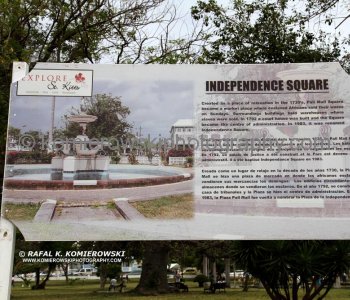 Independence Square, Basseterre, St. Kitts...