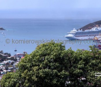 Another Princess cruise ship in Charlotte Amalie, St. Thomas...the US Virgin Islands is a vacation paradise!!!