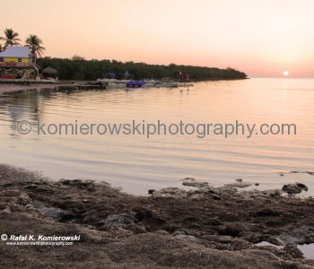 Beautiful sunset  in Key West observed from the US Highway No. 1  (February, 2011)