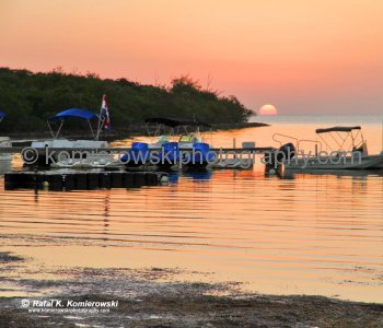 Beautiful sunset  in Key West observed from the US Highway No. 1  (February, 2011)