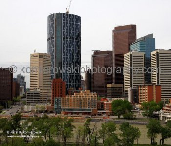 The Bow office tower under construction,   June 2, 2011, Calgary, AB.