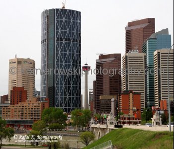 The Bow office tower under construction,   June 2, 2011, Calgary, AB.