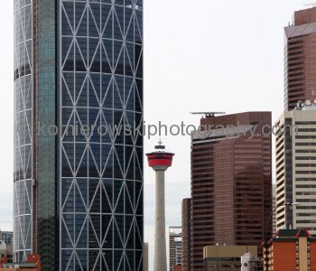 The Bow office tower under construction,   June 2, 2011, Calgary, AB.