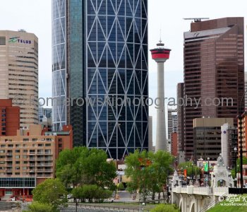 The Bow office tower under construction,   June 2, 2011, Calgary, AB.