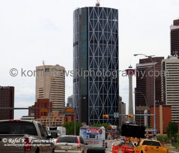 The Bow office tower under construction,   June 2, 2011, Calgary, AB.