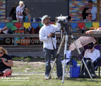 24 February, 2011 at   13:53 Eastern in Titusville.  Large number of amateur and professional photographers in preparation .....