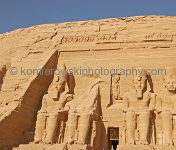 The Temple of Ramses II at Abu Simbel, Nubia, Egypt