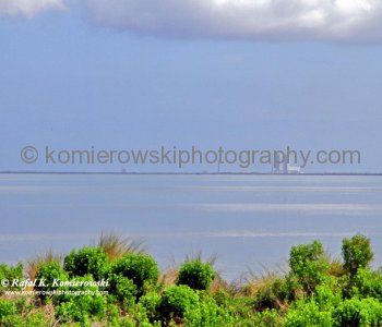 24 February, 2011 at 12:34 Eastern in Titusville. Clear view of the historic launch Pad 39A from the main street in Titusville....