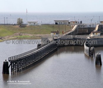 The Port Mayaca Lock is one of many locks along the 152-mile Okeechobee Waterway that connects Floridas coasts.