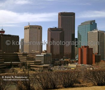 The Bow office tower under construction, April 19, 2006,  Calgary, AB.