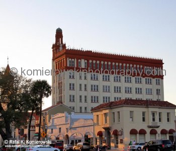 Wachovia Bank, Old City-St. Augustine, Florida...It was built for the First National Bank of St. Augustine and has been, used as a bank, continuously, except for a brief period during the great depression