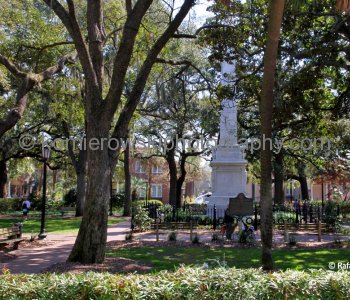 The Pulaski Monument in Monterey Square...General Pulaski was mortally wounded on the 9th of October 1779 while fighting with the Pulaski Legion in the Siege of Savannah....
